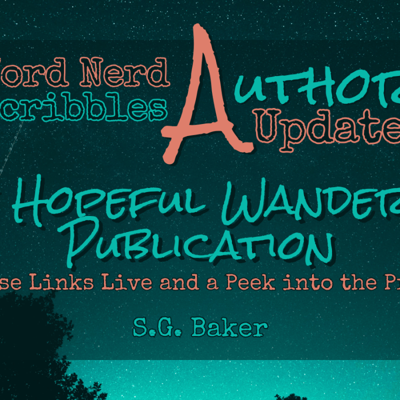 The Hopeful Wanderer Publication: Purchases Now Live and a Peek into the&nbsp;Process